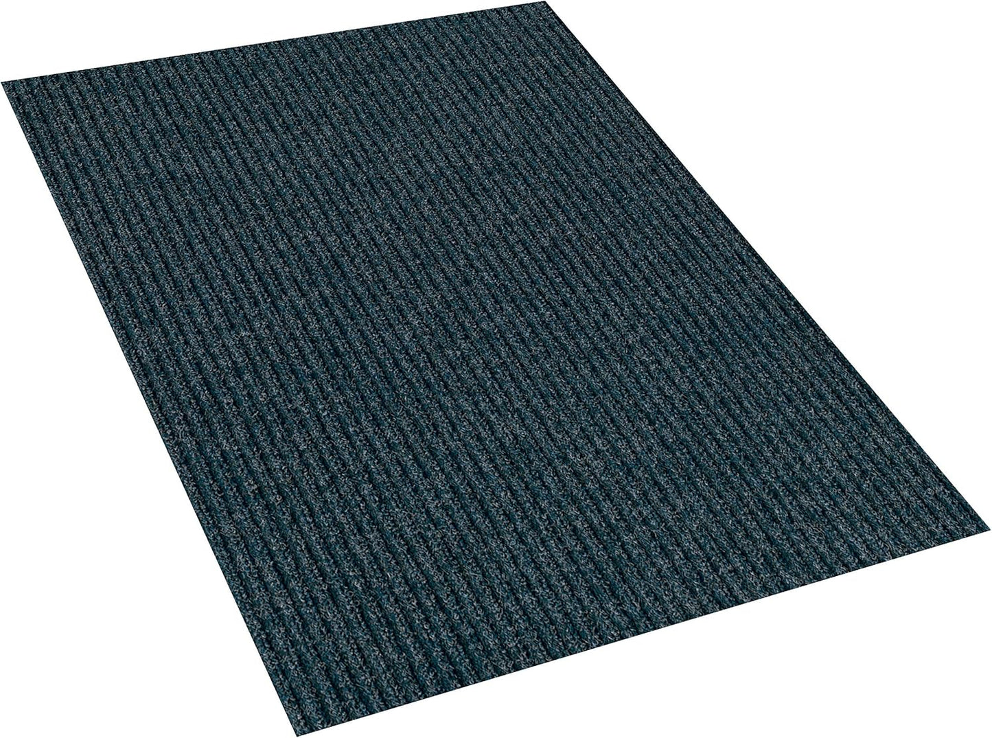 KOECKRITZ Heavy Duty Durable All Weather Indoor/Outdoor Non Slip Entrance Mat Rugs and Runners for Office Business Building Home Garage Front Door (3' x 10', Blue)